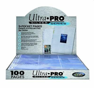 (10) Ultra Pro 9-pocket Sports Trading Card Pages Album Sheets Baseball Gaming