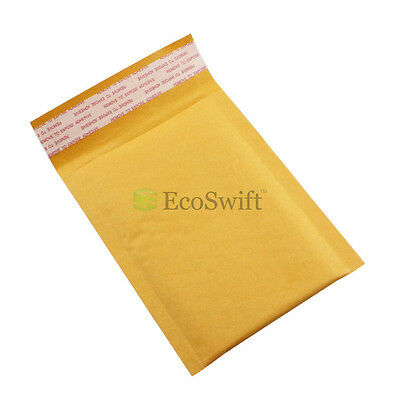 1-18000 #0000 4x6 "ecoswift" Small Kraft Bubble Mailer Padded Envelope Bag 4 X 6