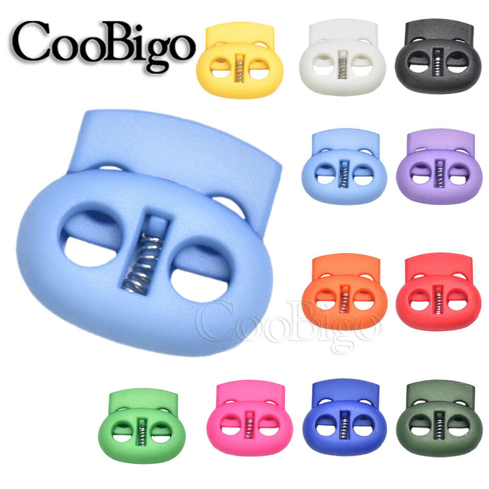Cord Lock Stopper Rope Ends Clamp For Diy Face Mask Lanyard Craft 5mm Hole