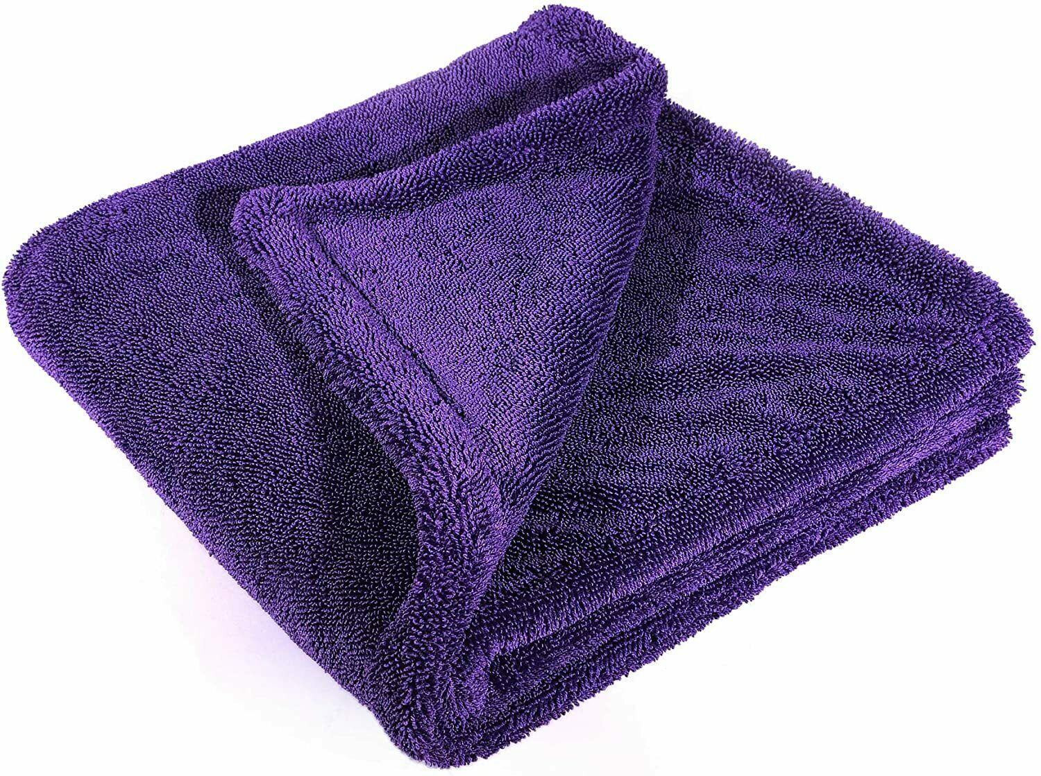Maxshine 1200gsm Microfiber Drying Towel For Car Detailing, Purple, 24in. X 35in