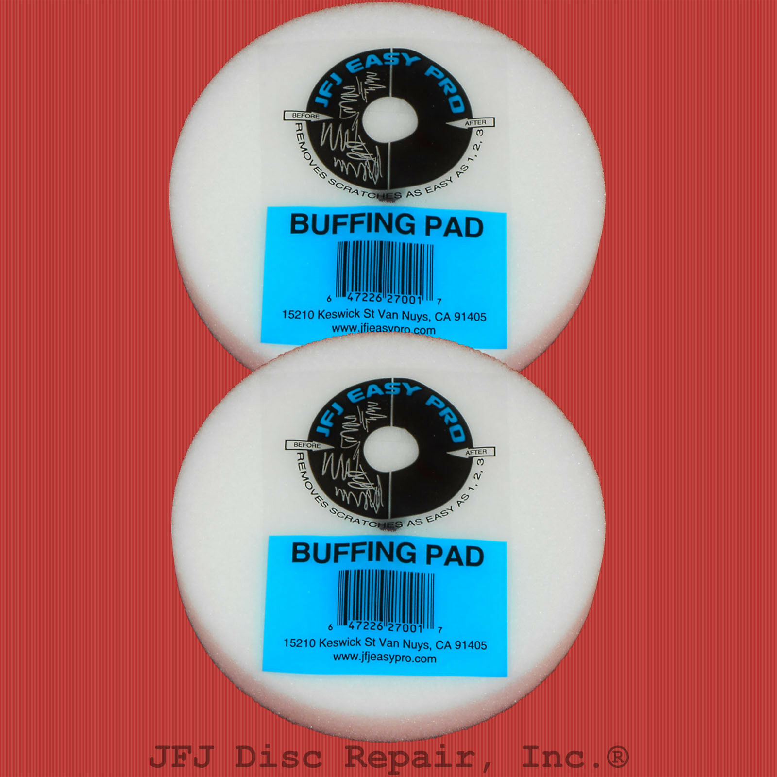 2 Jfj Pro Easy Buffing Pads - Save Money & Use Original Supplies